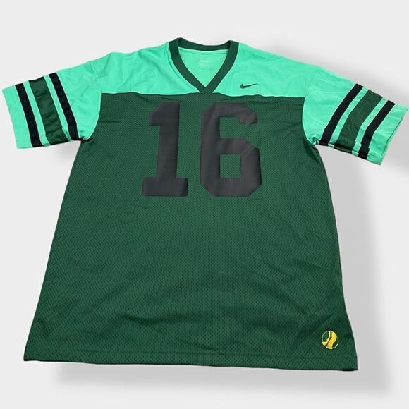 Nike Dri-Fit Mens Green/Black Plain Football Jersey size Small DV7364-341 New - Picture 2 of 10